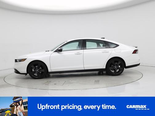 White 2025 Honda Accord Hybrid Sport-L