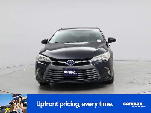 Blue 2017 Toyota Camry Hybrid LE