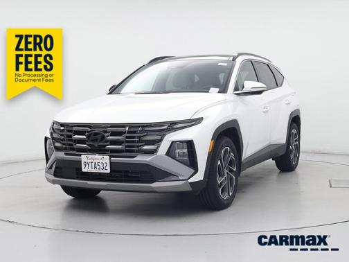 White 2025 Hyundai TUCSON Hybrid Limited