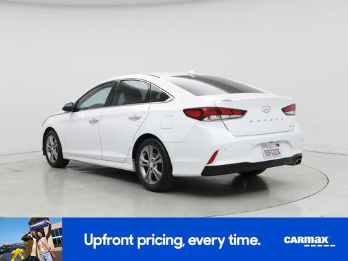 White 2018 Hyundai SONATA Limited