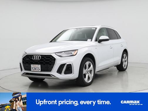 White 2022 Audi Q5 S-Line Premium Plus