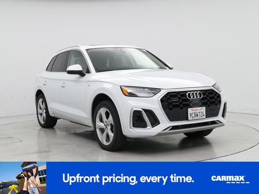 White 2022 Audi Q5 S-Line Premium Plus