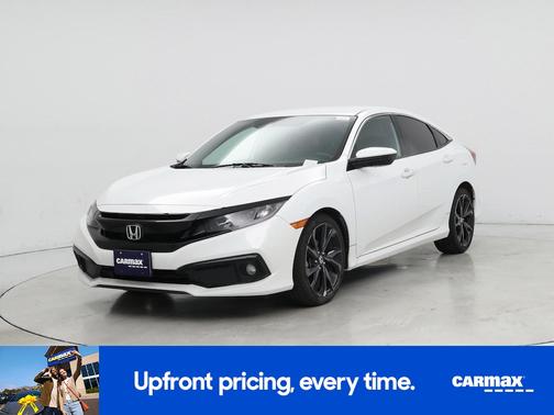 White 2020 Honda Civic Sport