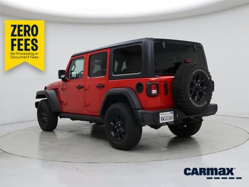 Red 2021 Jeep Wrangler Unlimited Sport S