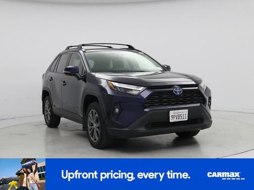Blue 2024 Toyota RAV4 Hybrid XLE Premium