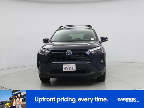 Blue 2024 Toyota RAV4 Hybrid XLE Premium