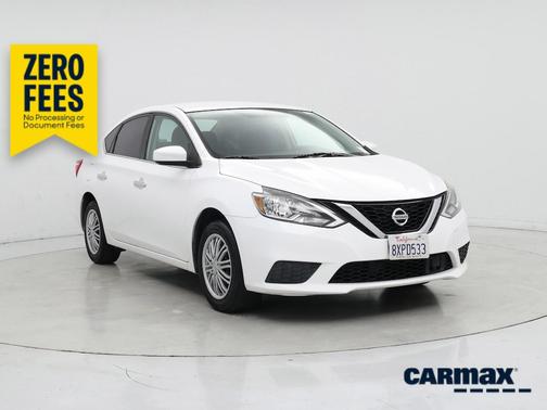 White 2019 Nissan Sentra S