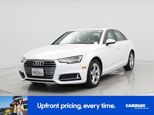 White 2019 Audi A4 Premium