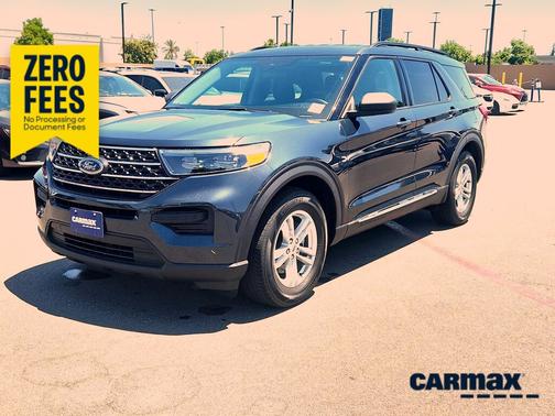 Blue 2022 Ford Explorer XLT