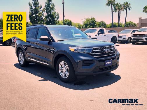 Blue 2022 Ford Explorer XLT