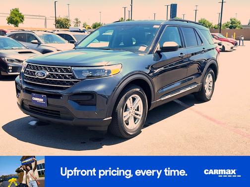 Blue 2022 Ford Explorer XLT