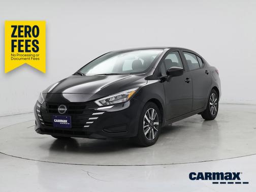Black 2025 Nissan Versa SV