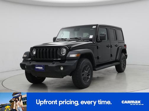 Black 2024 Jeep Wrangler Sport