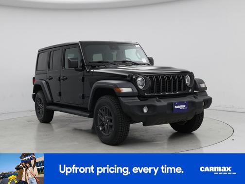 Black 2024 Jeep Wrangler Sport