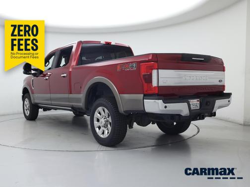 Red 2019 Ford F-250 King Ranch
