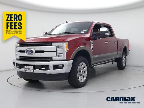 Red 2019 Ford F-250 King Ranch