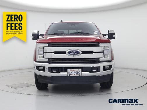 Red 2019 Ford F-250 King Ranch