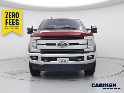 Red 2019 Ford F-250 King Ranch