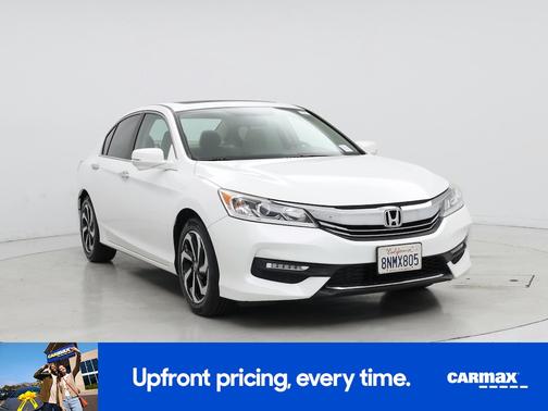 White 2017 Honda Accord EX