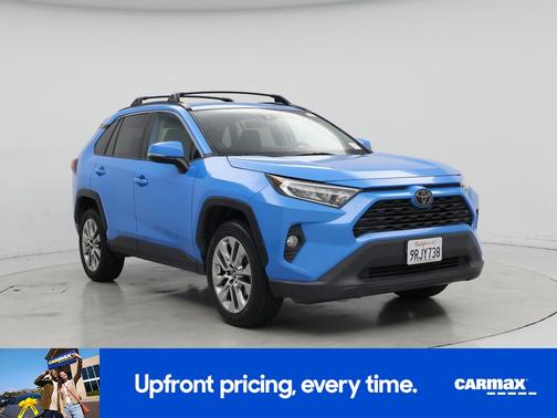 Blue 2019 Toyota RAV4 XLE Premium