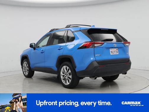 Blue 2019 Toyota RAV4 XLE Premium