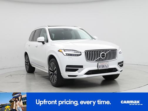 White 2022 Volvo XC90 Recharge Plug-In Hybrid T8 Inscription Expression