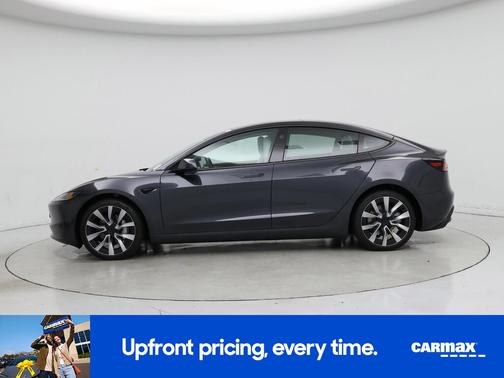 Gray 2025 Tesla Model 3 Long Range