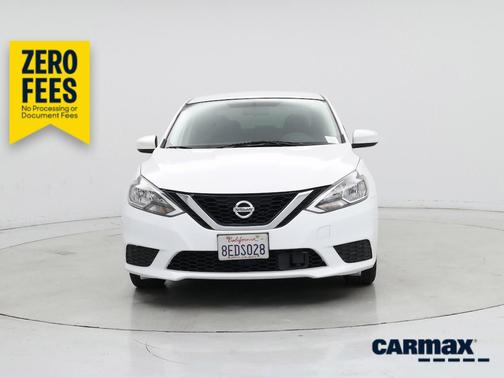 White 2018 Nissan Sentra SV