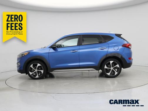Blue 2017 Hyundai TUCSON Limited