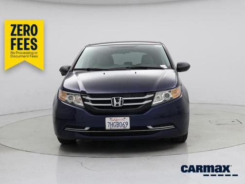 Blue 2015 Honda Odyssey EX