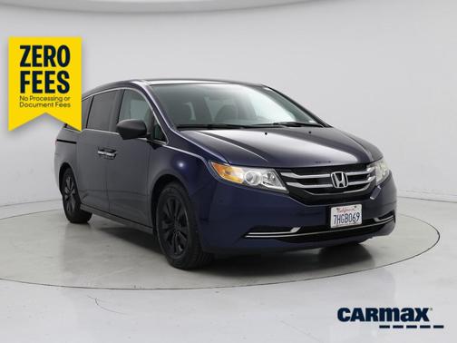 Blue 2015 Honda Odyssey EX