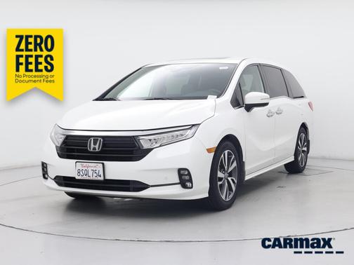 White 2021 Honda Odyssey Touring