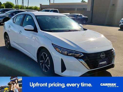 White 2024 Nissan Sentra SV