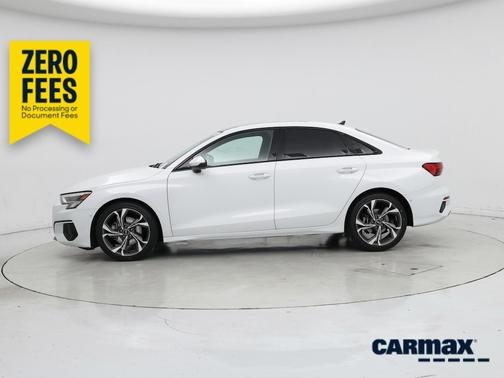 White 2023 Audi A3 Premium