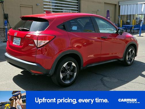 Red 2018 Honda HR-V EX