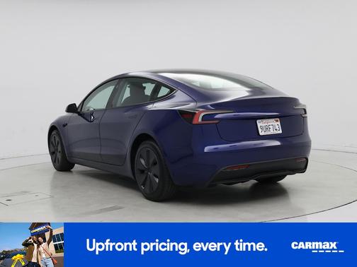 Blue 2025 Tesla Model 3 Long Range