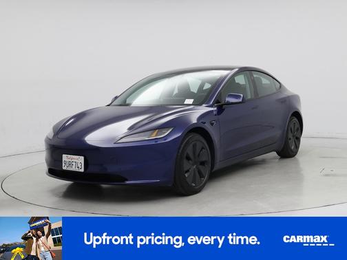 Blue 2025 Tesla Model 3 Long Range