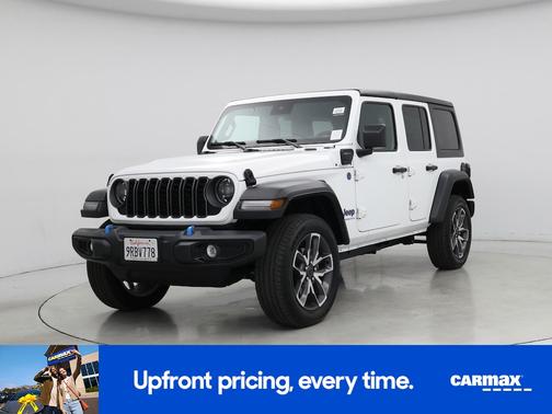 White 2024 Jeep Wrangler 4xe Sport S