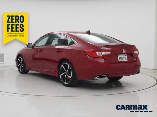 Red 2022 Honda Accord Sport