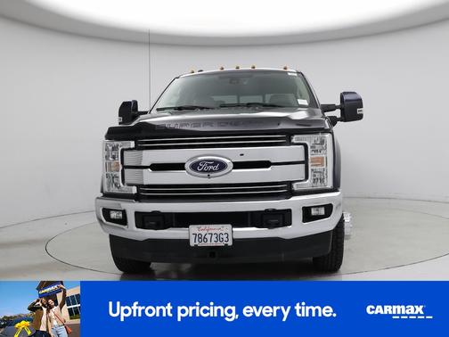 Blue 2017 Ford F-350 Lariat