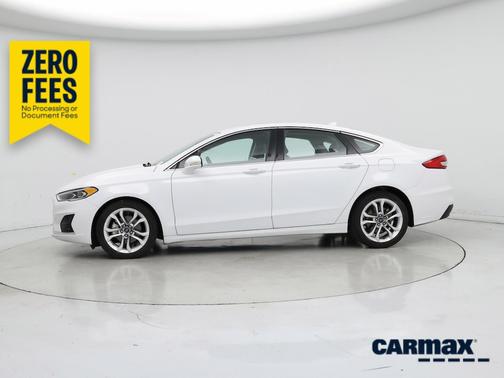 White 2019 Ford Fusion SEL