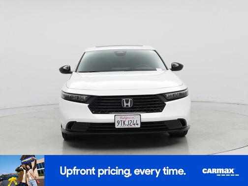 White 2025 Honda Accord Hybrid Sport-L