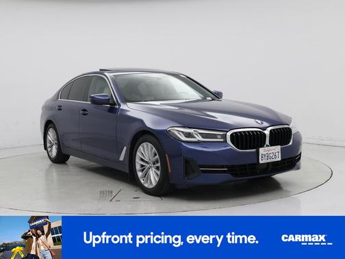 Blue 2022 BMW 530 I