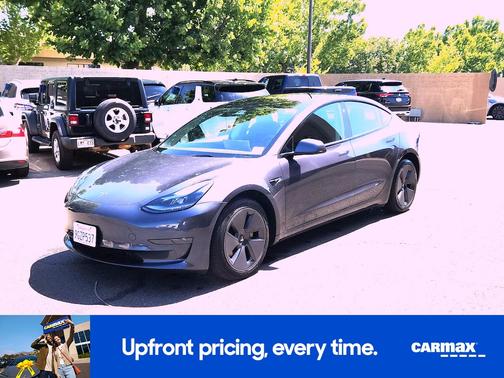 Gray 2023 Tesla Model 3