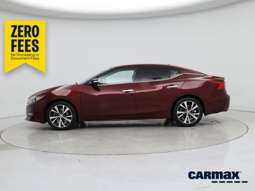 Red 2016 Nissan Maxima SL