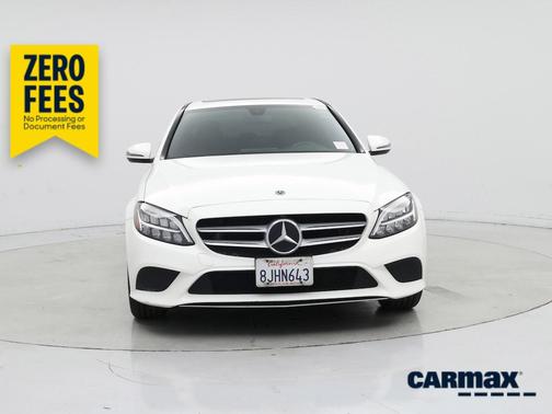 White 2019 Mercedes-Benz C-Class