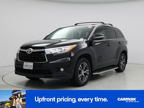 Black 2016 Toyota Highlander XLE