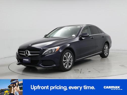 Blue 2016 Mercedes-Benz C-Class