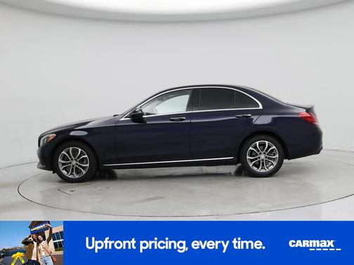 Blue 2016 Mercedes-Benz C-Class