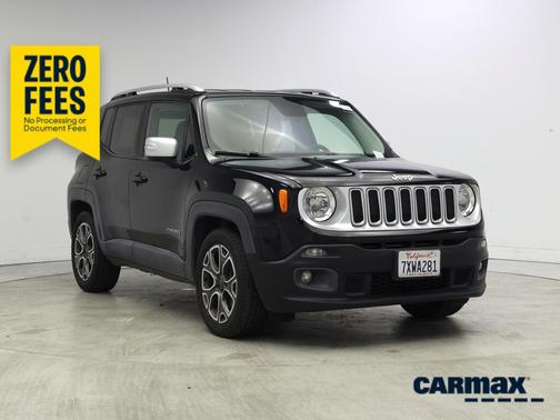 Black 2017 Jeep Renegade Limited